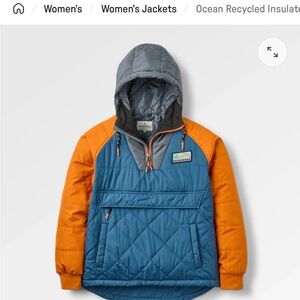 Passenger Women's Jacket - Blue and Orange
